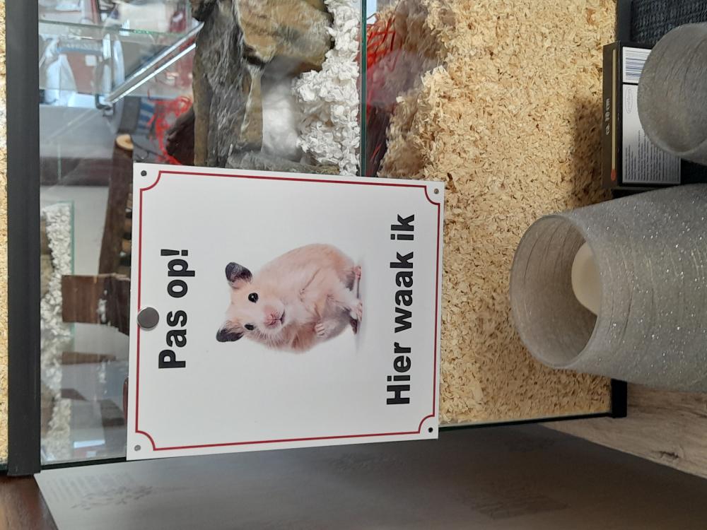 Pas op! Hamster - Hier waak ik