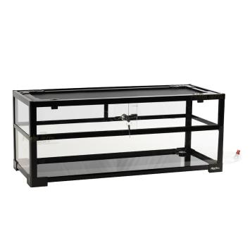 Reptielen aquarium voor water- en landdieren