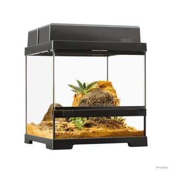 Terrarium 30x30x30 met inrichting