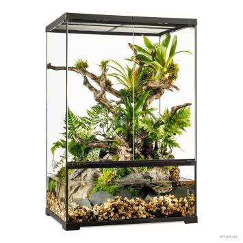 Terrarium 60x45x90 met inrichting
