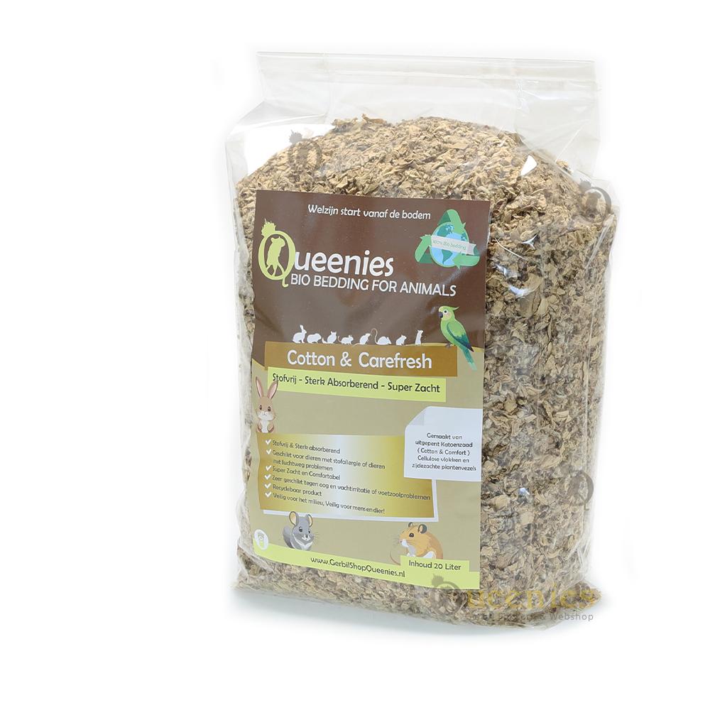 Cotton Carefresh natural voor hamsterscape bodembedekking