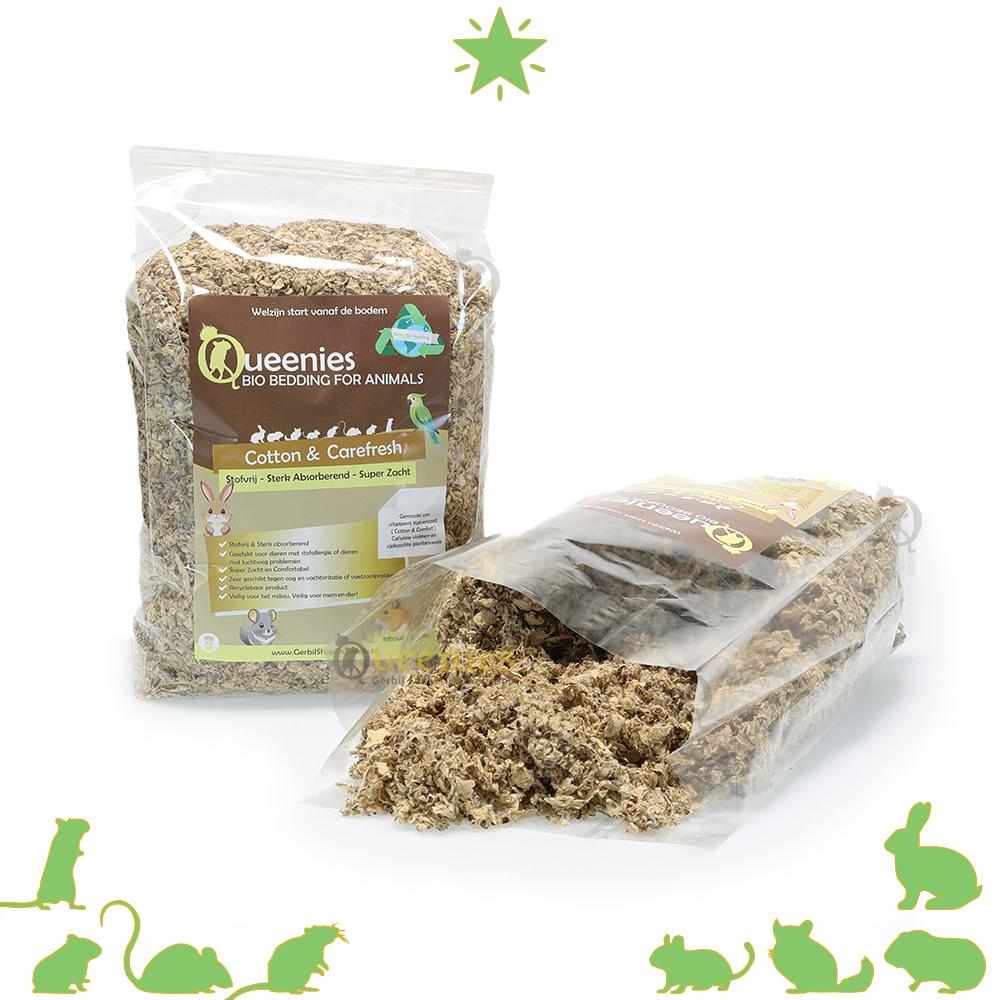 Cotton Carefresh 20 liter Stofvrije Bodembedekking voor Knaagdieren