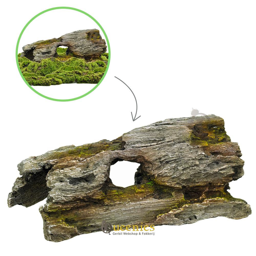 Knaagvast drijfhout voor gerbils voor Gerbilscaping
