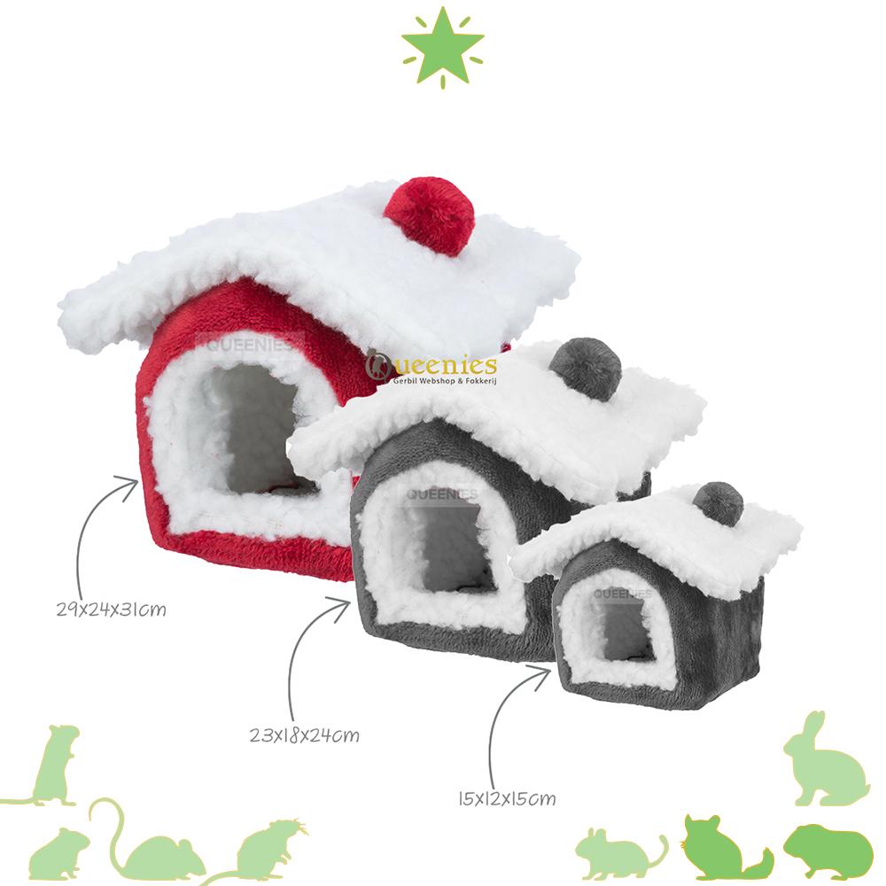 Kersthuis voor Degoes en Chinchila's tot cavia