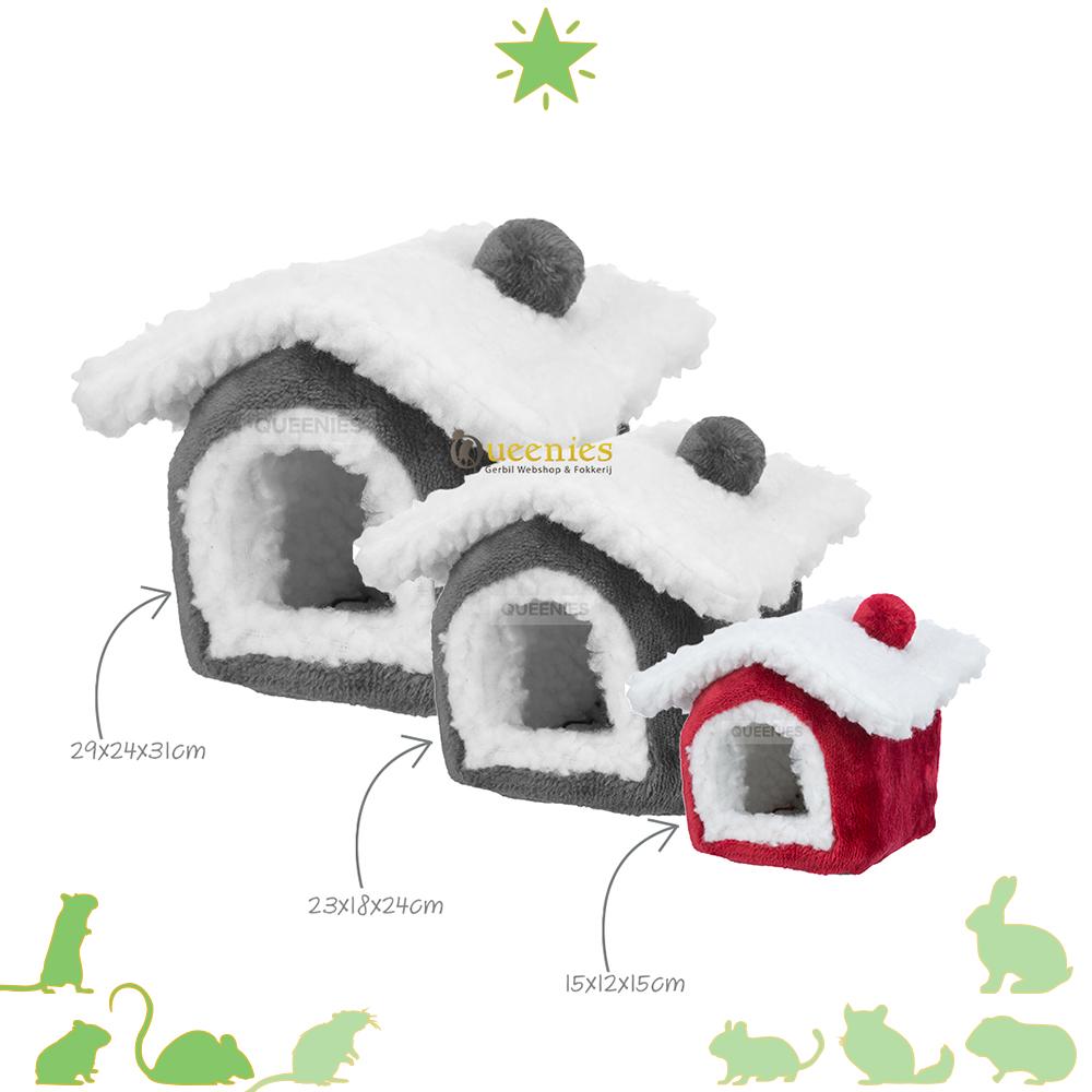 Kersthuis voor Gerbils en Dwerghamsters