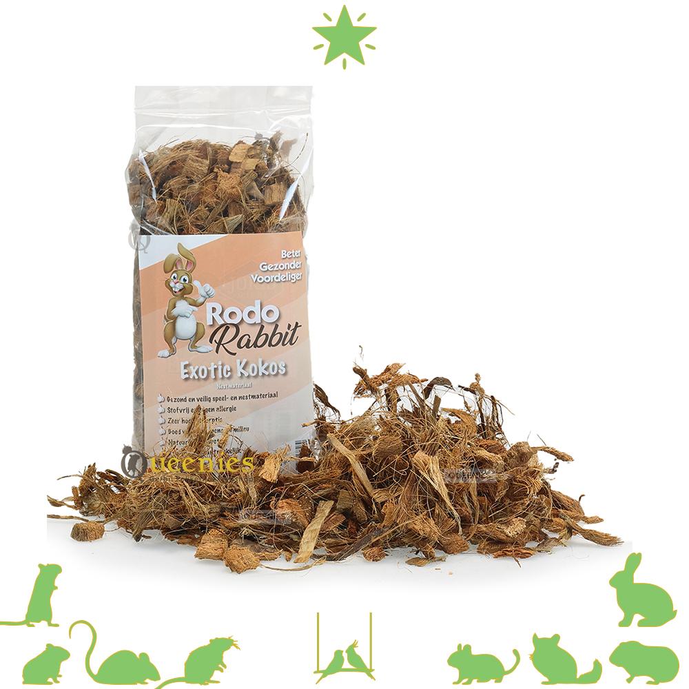Kokos Nestmateriaal 150 gram – Geschikt voor Knaagdieren en Vogels