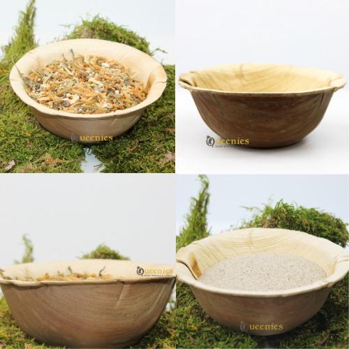 Palmblad zandschaal voor in hamsterscaping