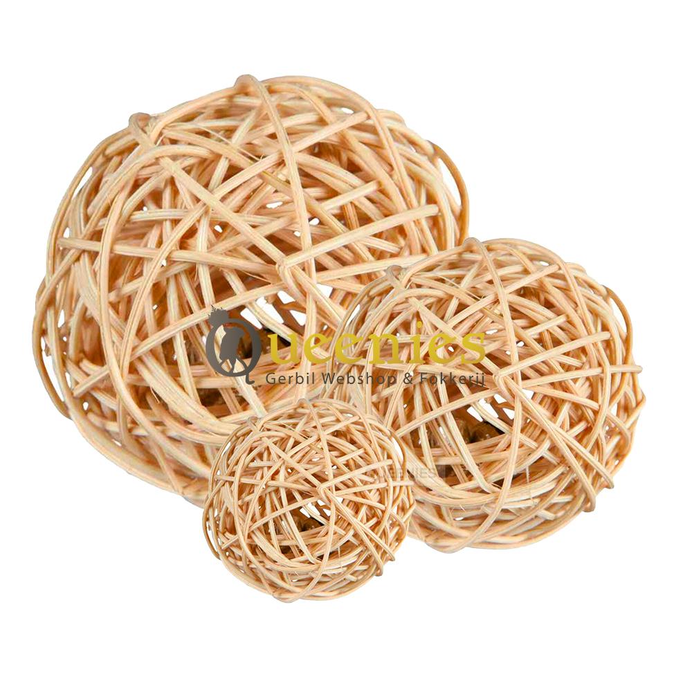 Knaagdier speelgoed van Wilgenballen met bel