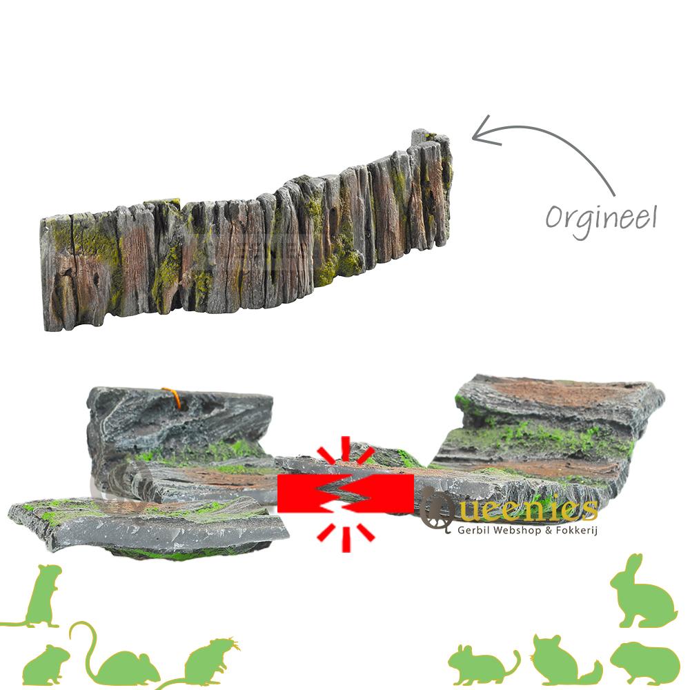 Outlet Hamsterscape artikelen - Rots afscheiding 17cm voor Hamsterscaping