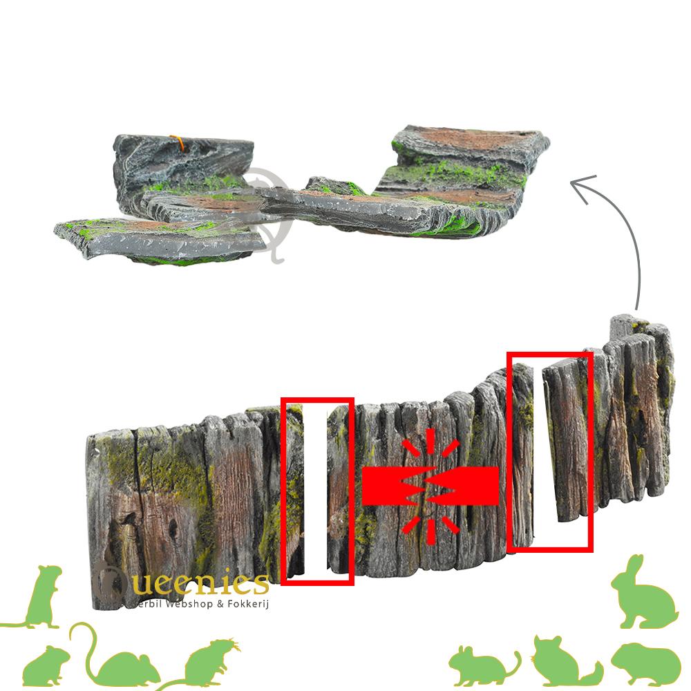 OUTLET Rots afscheiding 38 cm voor Hamsterscaping met schade