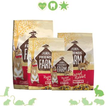 Russel Rabbit Tasty Mix konijnenvoer 850 gram verpakking