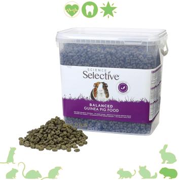 Selective Guinea Pig Bucket 3 kg emmer caviavoer