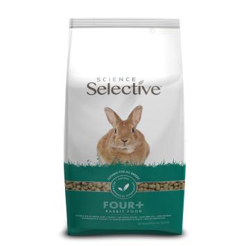 Selective Rabbit 4+ konijnenbrok met lijnzaad en vitamine C