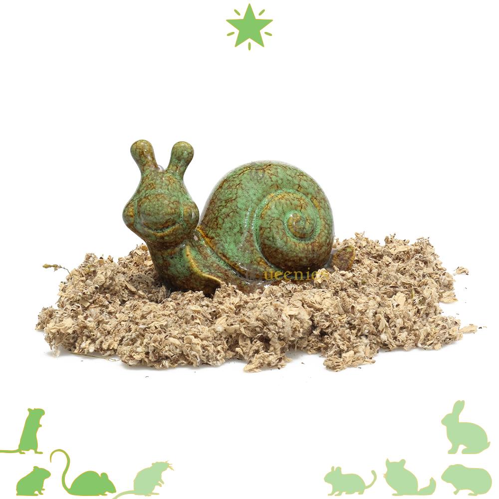 Decoratie Slak – Unieke Keramische Decoratie voor Hamsterscaping