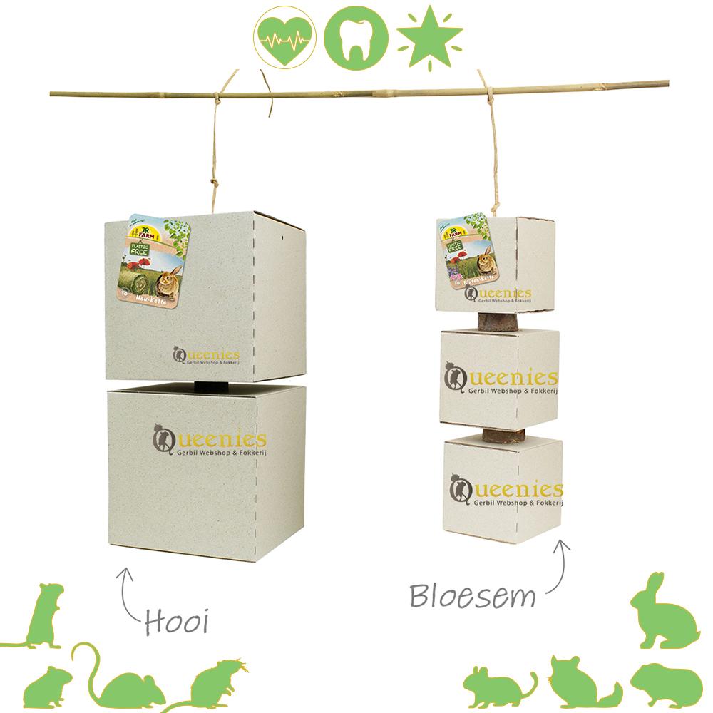 Slinger Ketting met Hooi of Bloesem voor Knaagdieren of Konijnen