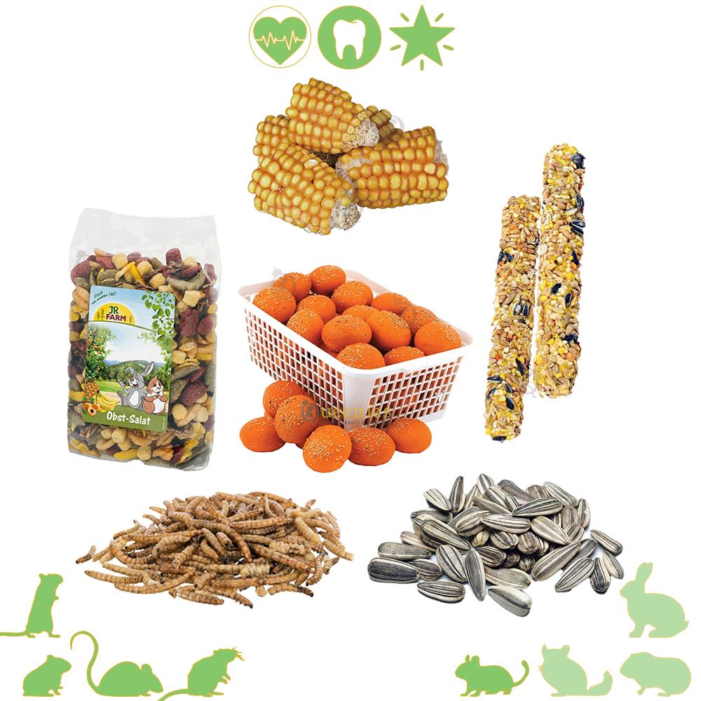 Snack pakket voor kleine knaagdieren