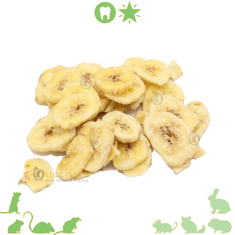 Bananen Chips voor knaagdieren