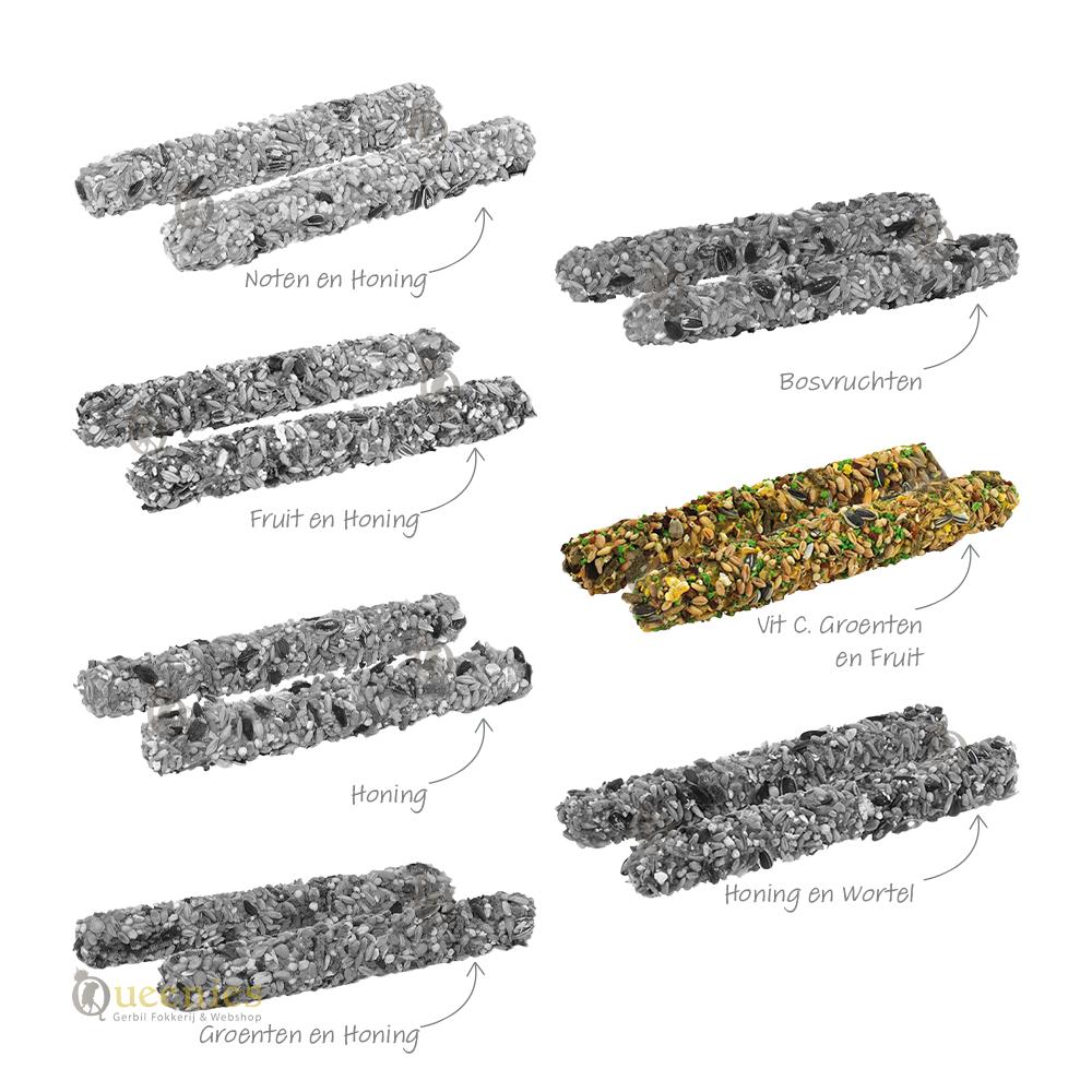 Knaagdiersticks Vit.C Groenten en Fruit voor chinchilla's