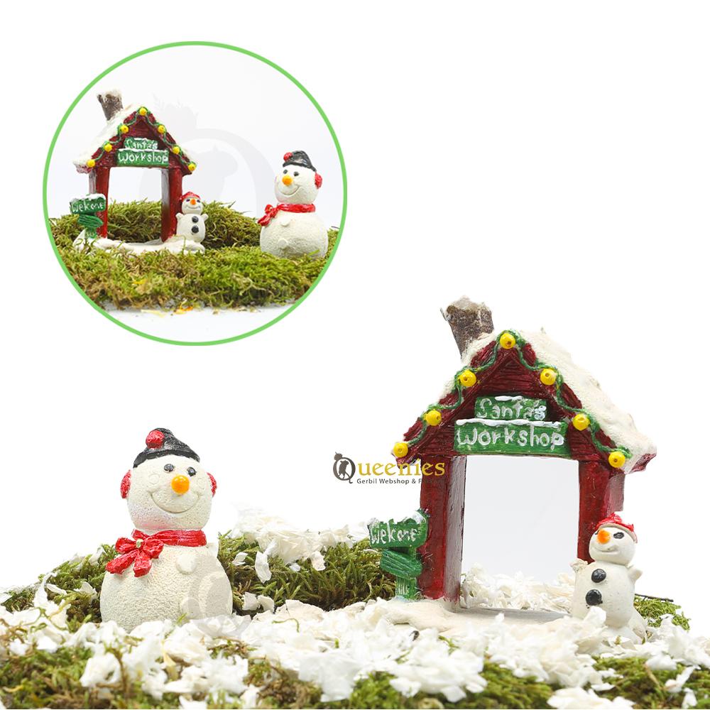 Creeer een winterlandschap in een Hamsterscaping