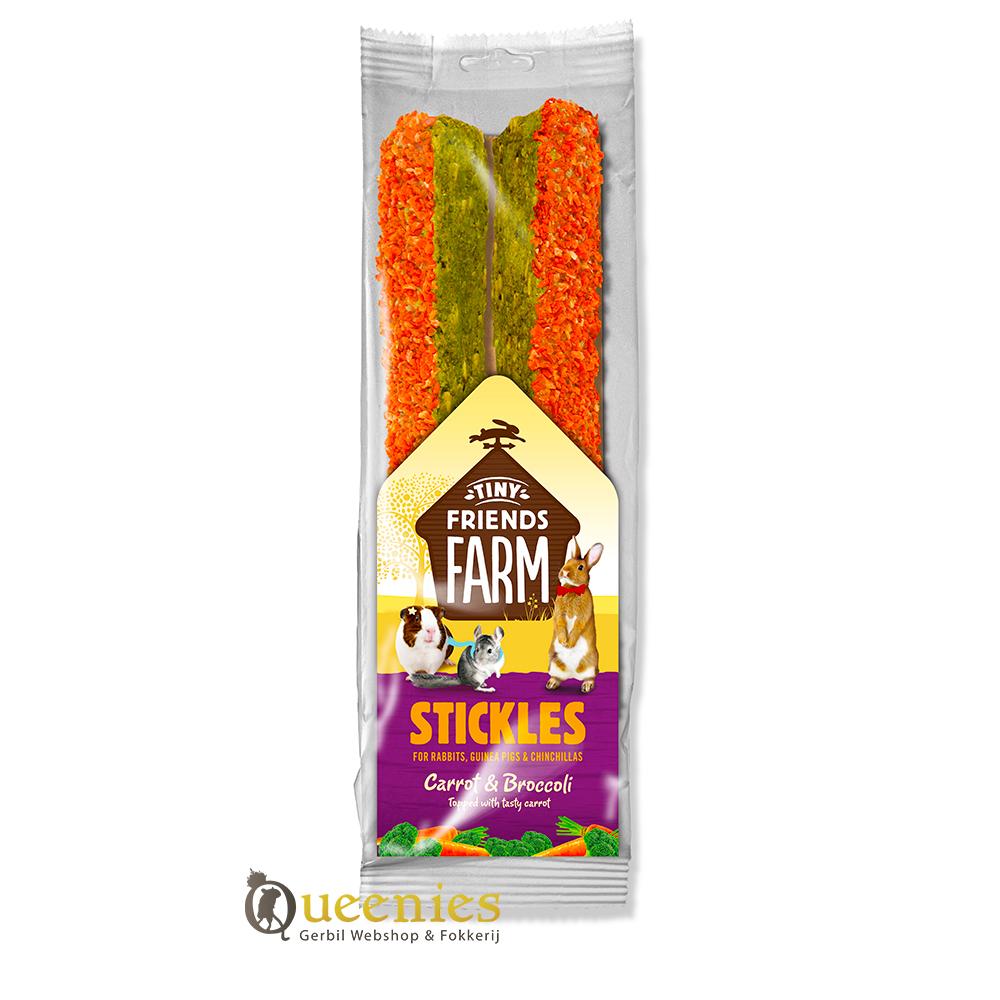 Supreme knaagsticks met Wortel & Broccoli voor Knaagdieren