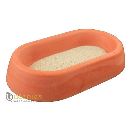 Terracotta badzandhuis voor knaagdieren