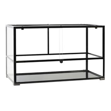Reptielenverblijf met zwart aluminium frame