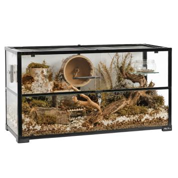 Knaagdierterrarium 100 x 50 x 50 cm van glas