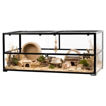 Grote glasbak voor hamsters en gerbils
