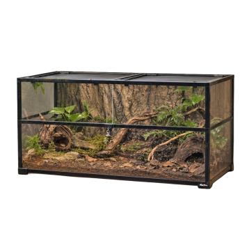 Terrariumkast met afsluitbare frontschuiven