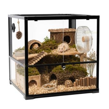 Knock down glazen terrarium 61 x 61 x 61 cm