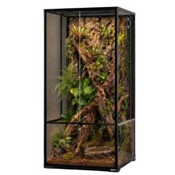 Knock down glazen terrarium 61 x 61 x 122 cm