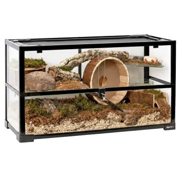 Knock down glazen terrarium 75 x 30 x 40 cm