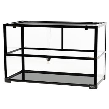 Compact reptielen terrarium met ventilatierooster