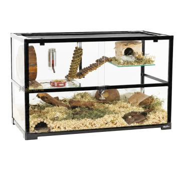 Knock down glazen terrarium 80 x 40 x 50 cm
