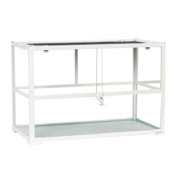 Knaagdierterrarium met moderne witte afwerking