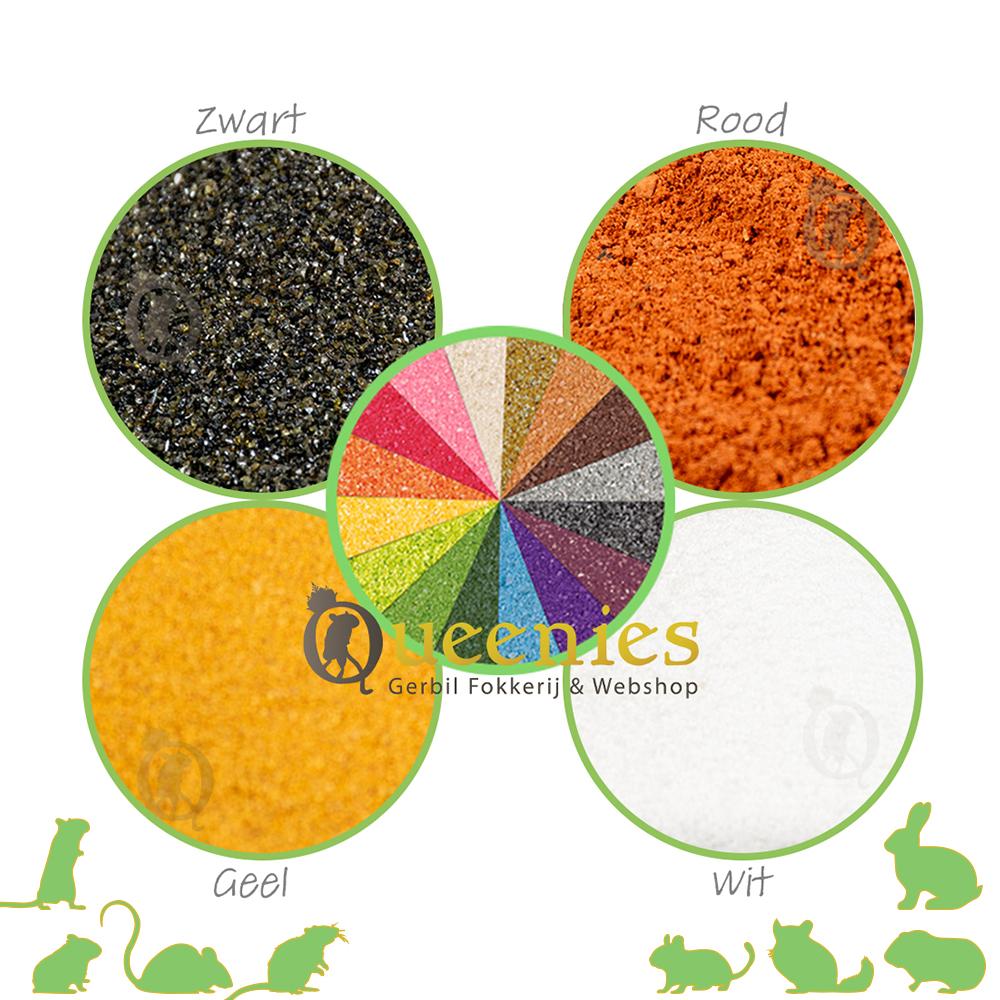 Terrarium Woestijnzand Geel in gerbilarium