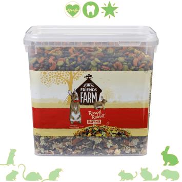 Gevarieerde konijnenmix met granen, vezels en luzerne