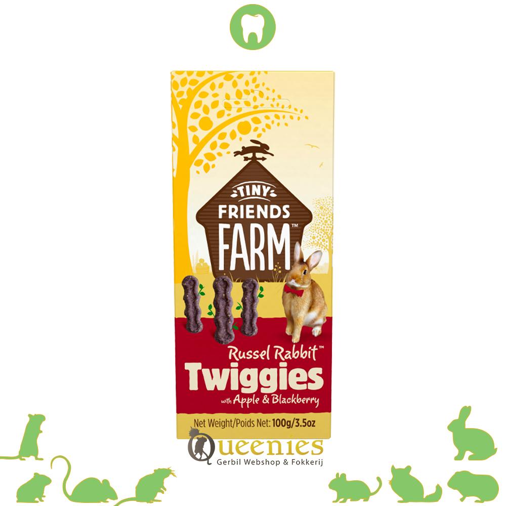 Konijnen en Cavia snack met Bramen en Appel