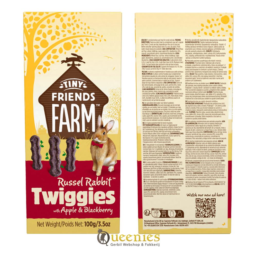 Gerbil en Hamster snack met Bramen en Appel