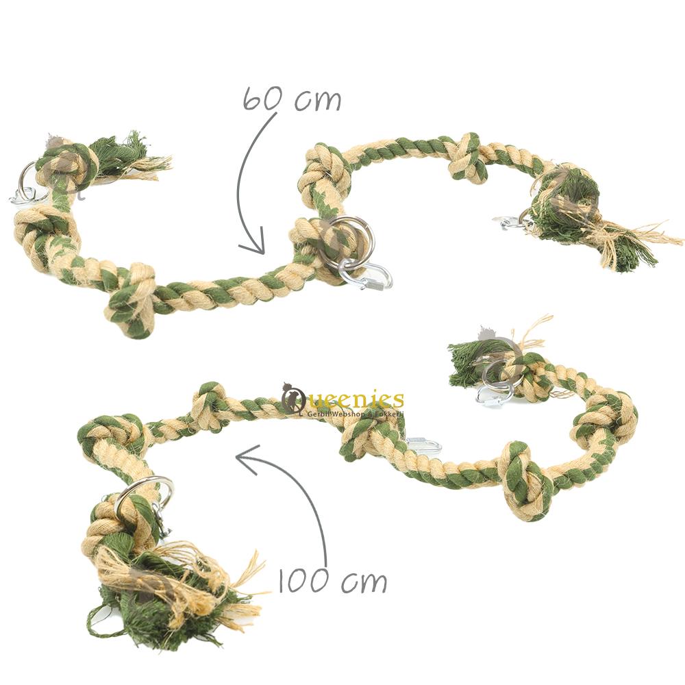 Klimtouw of hangbrug voor Knaagdieren en Degoes