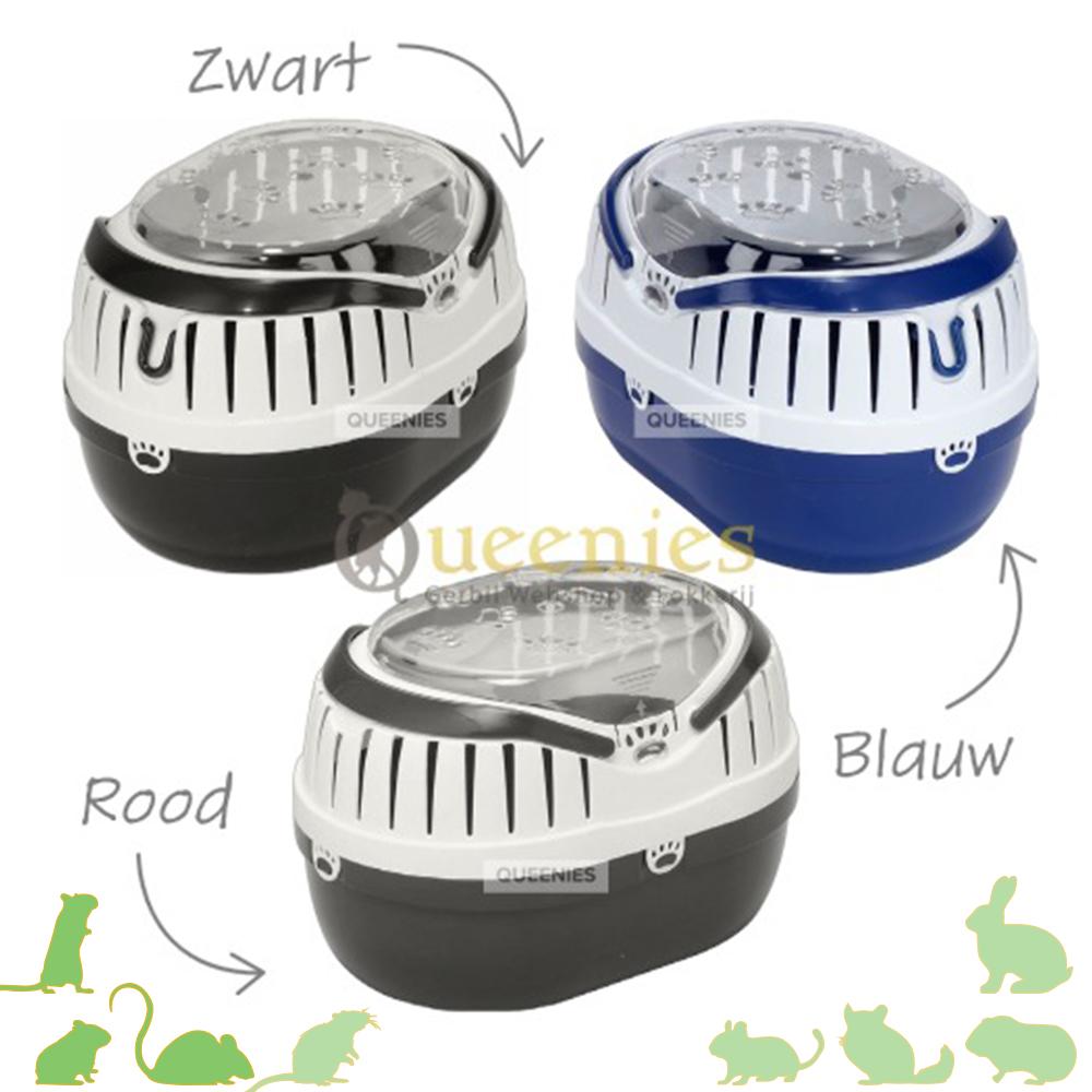 Blauwe Transportkoffer voor kleine knaagdieren