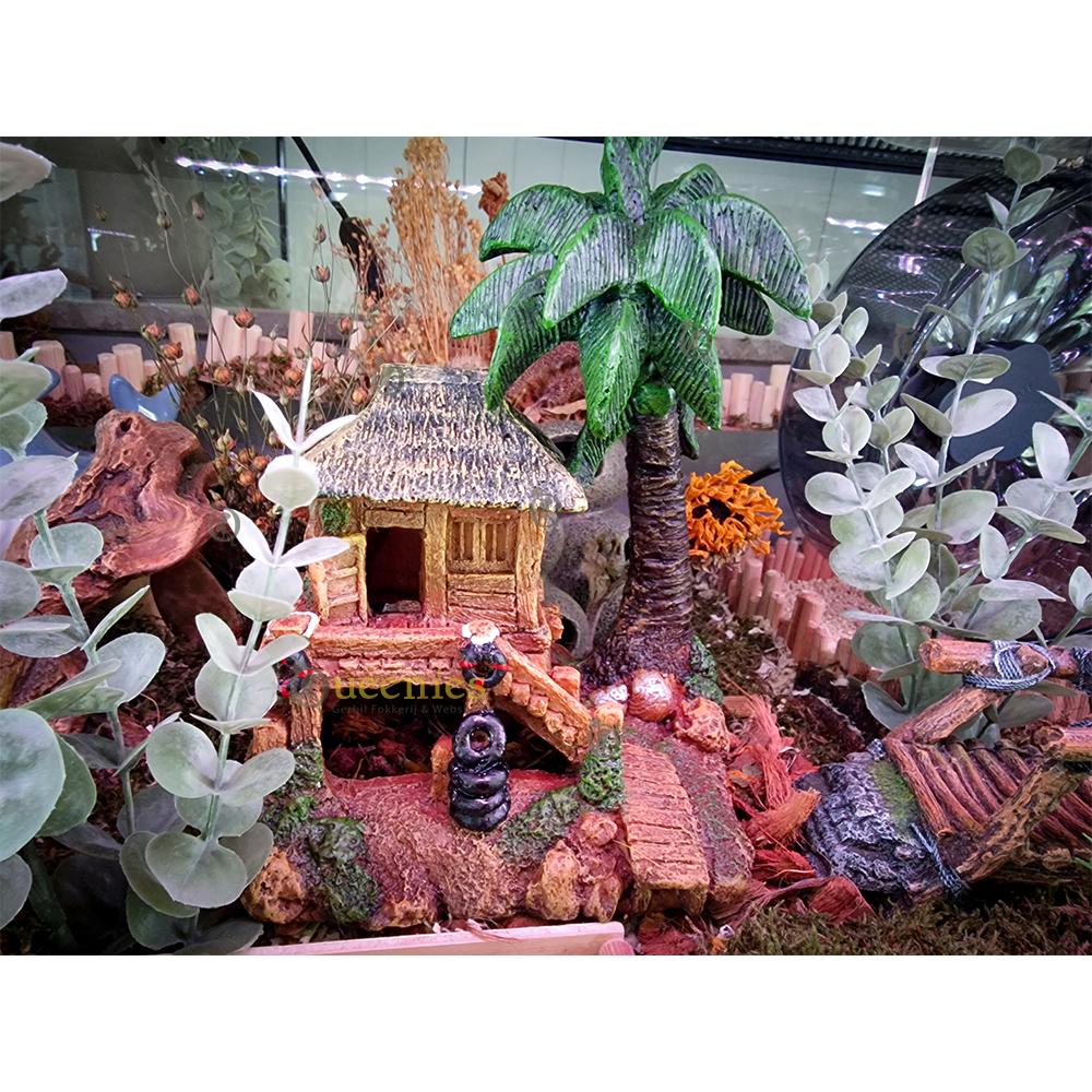 Zomerse hamsterscape thema voor campelli hamsters