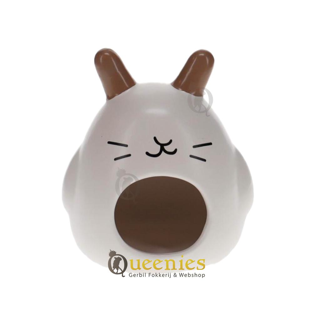 Keramiek Konijnen huisje voor Gerbils