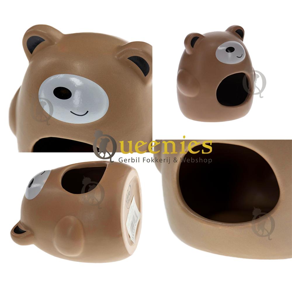 Keramiek berenhuis voor Knaagdieren