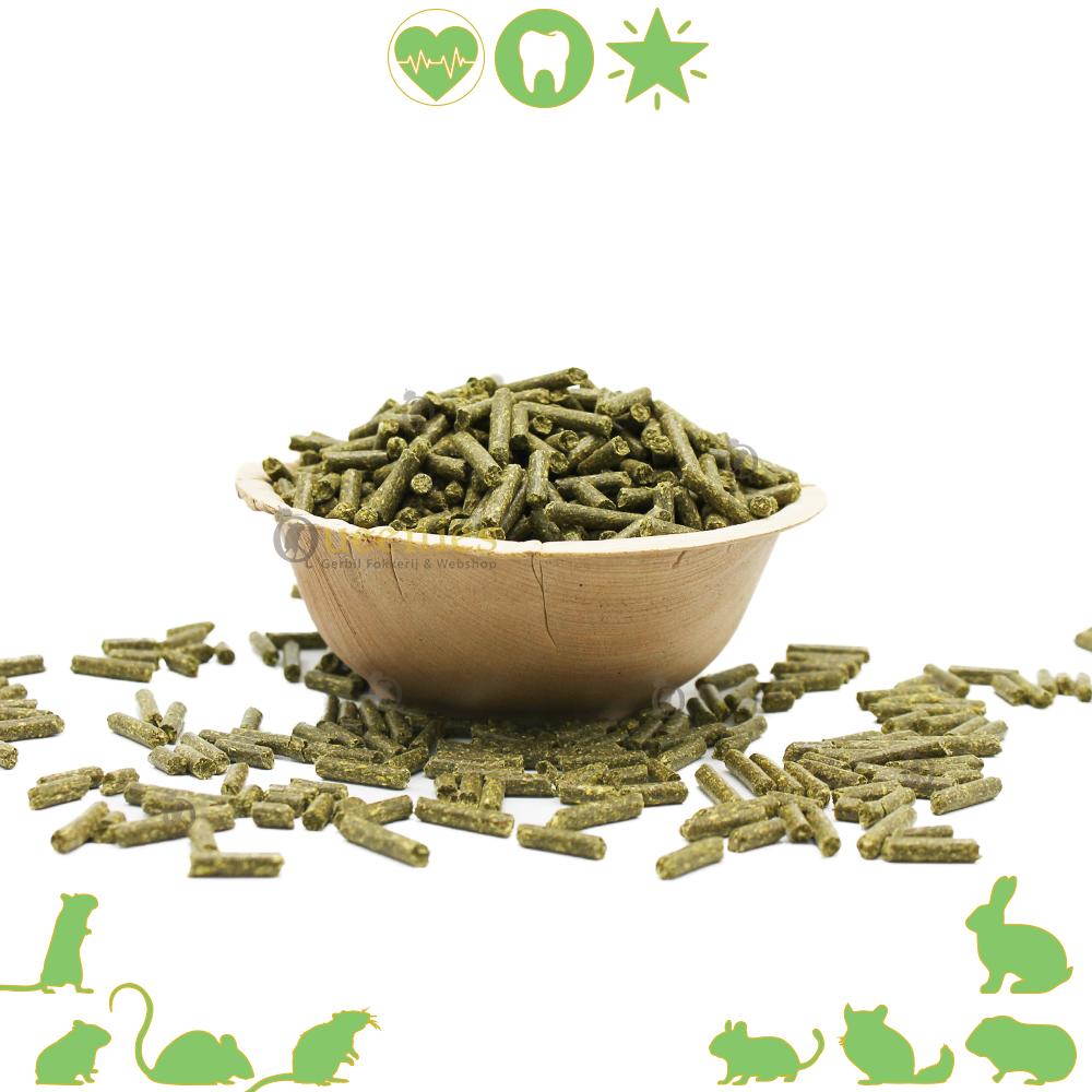 Luzerne Pellets voor Knaagdieren en Konijnen