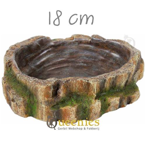Natuurlijke Gerbil voerbak voor in Gerbilscape