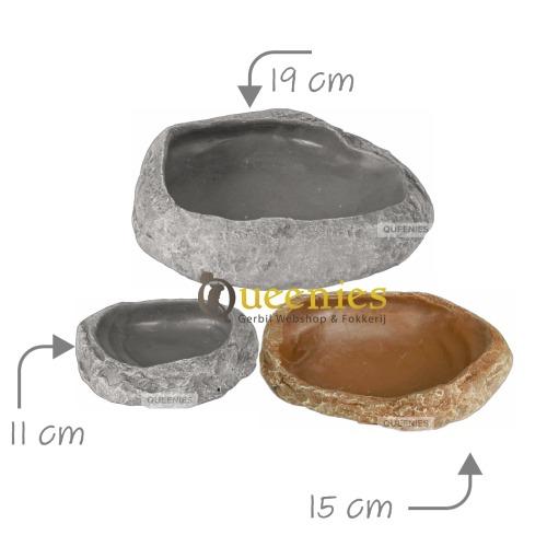 Water / voerschaal Steppe voor Gerbil