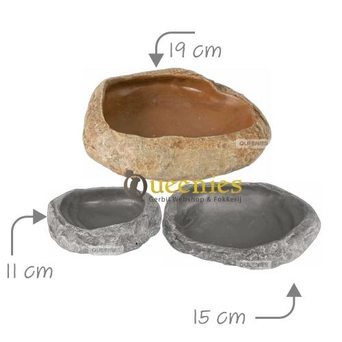 Water / voerschaal Steppe voor goudhamster