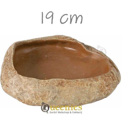 Steppe natuurlijke uitstraling voerbak voor Goudhamster