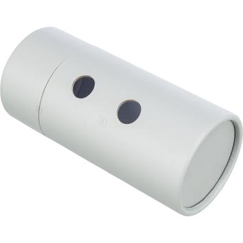 Blauwe snack roller voor konijnen in het verblijf